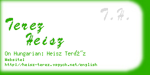 terez heisz business card